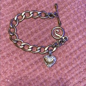 Gold juicy couture bracelet